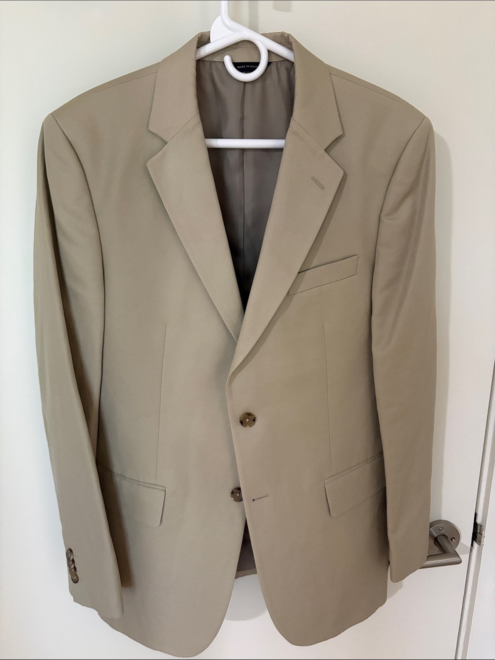 Banana Republic Khaki Sport Coat - Classic Two-Button Blazer